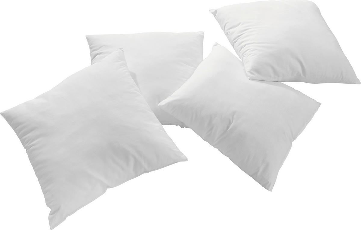 VÝPLŇ POLŠTÁŘE 40/40 cm - bílá, Basics, textil (40/40cm) - Boxxx