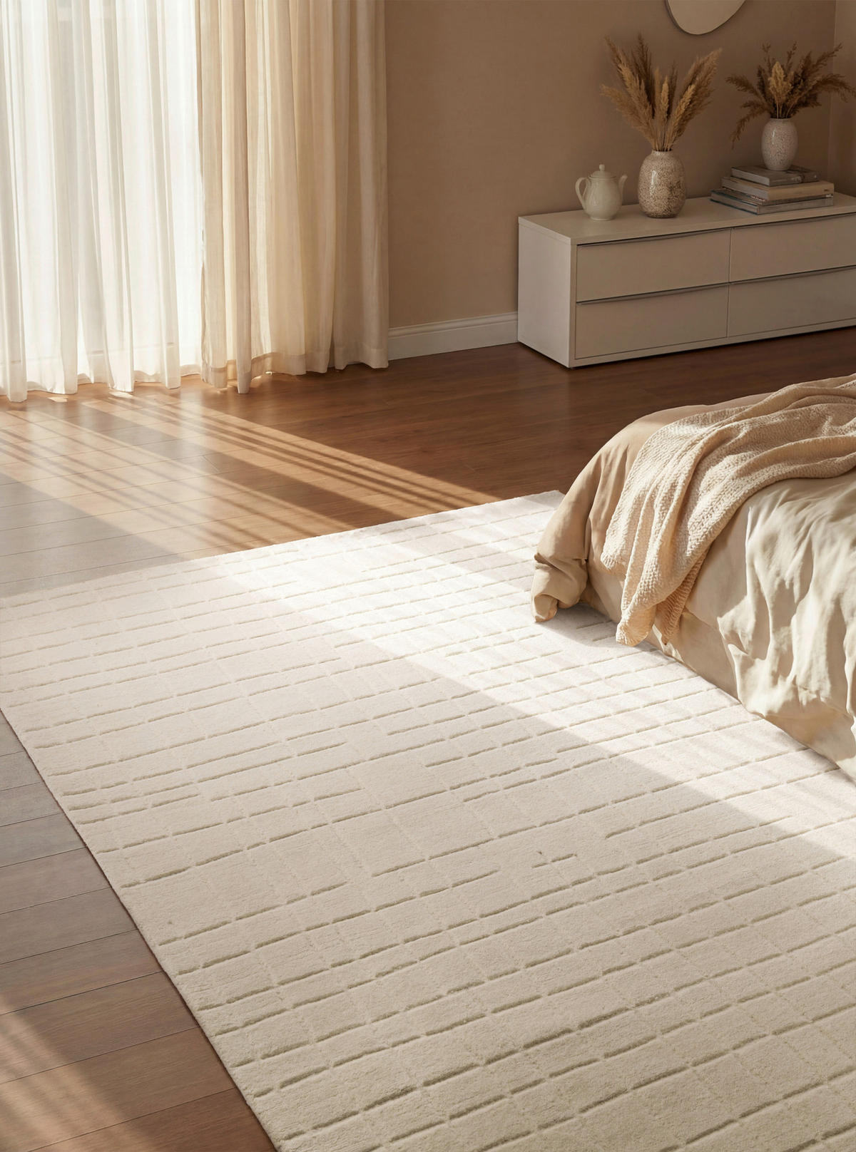 WOLLTEPPICH  Wohnzimmer 200/290 cm Kollektion 1890 Kenso Creme rechteckig  - Creme, Basics, Textil (200/290cm) - Villeroy & Boch