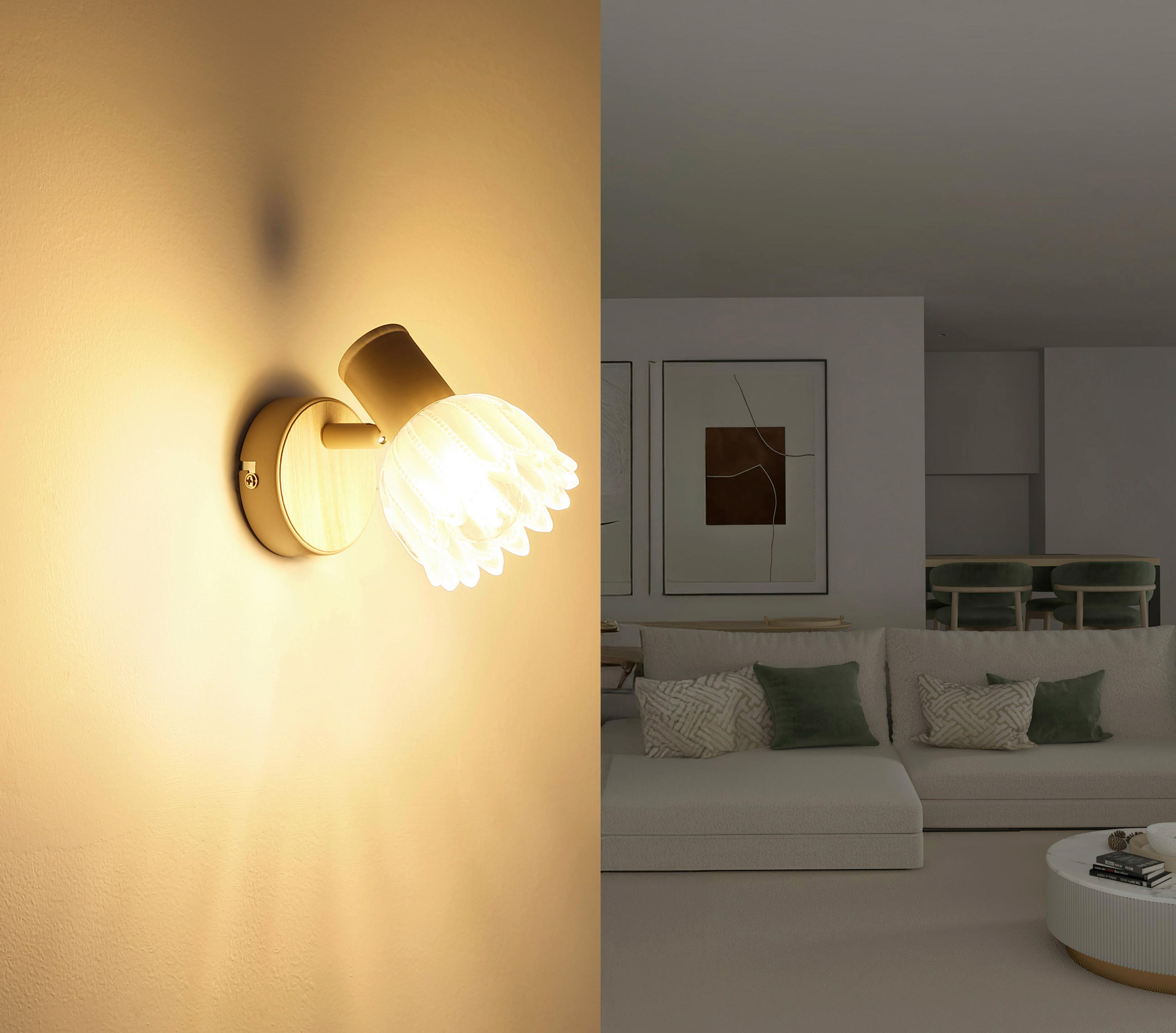 STRAHLER 9/12 cm   - Sandfarben, KONVENTIONELL, Glas/Metall (9/12cm) - Globo