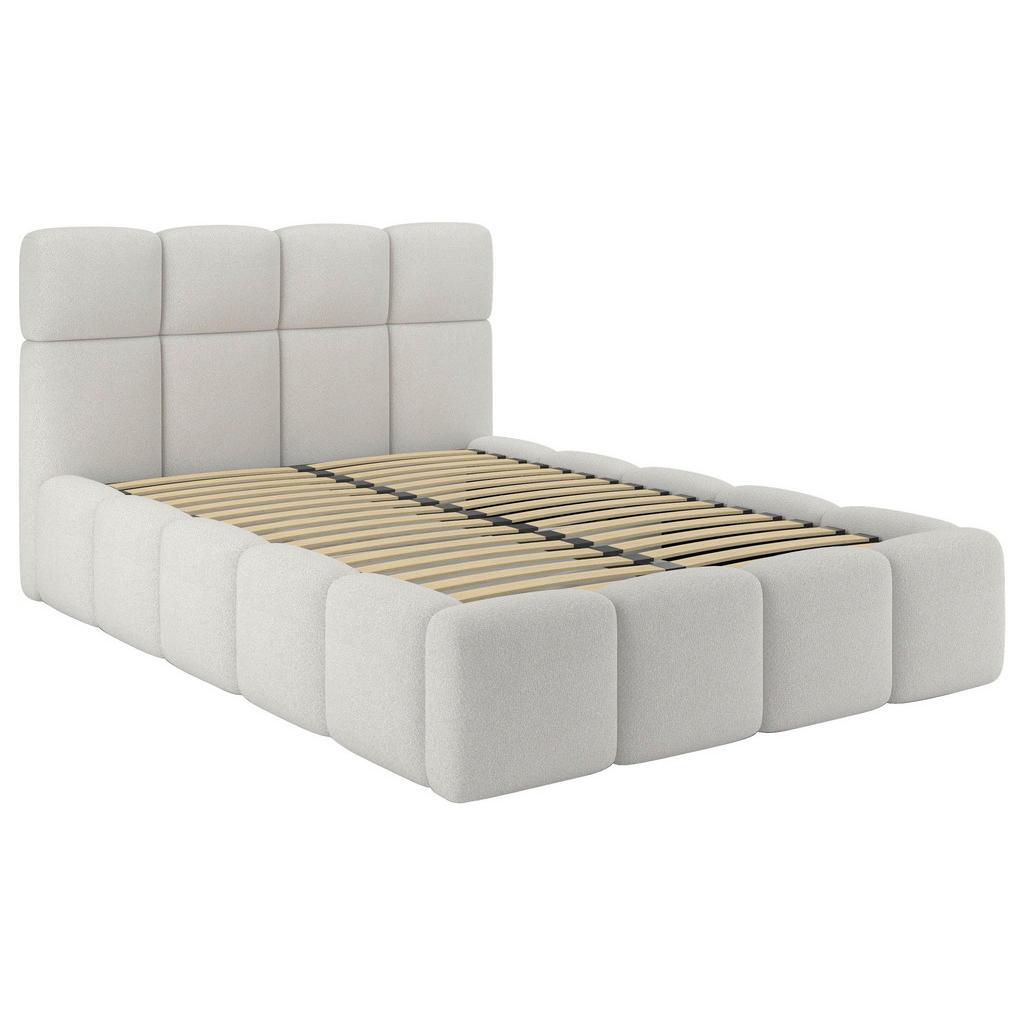 Polsterbett Cloudy Creme, Lf: 140x200 Cm