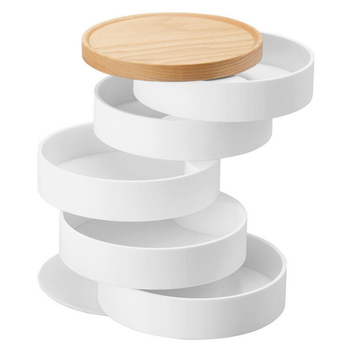 SCHMUCKHALTER - Weiss, Basics, Holz/Kunststoff (10.5/10.5/12.5cm)