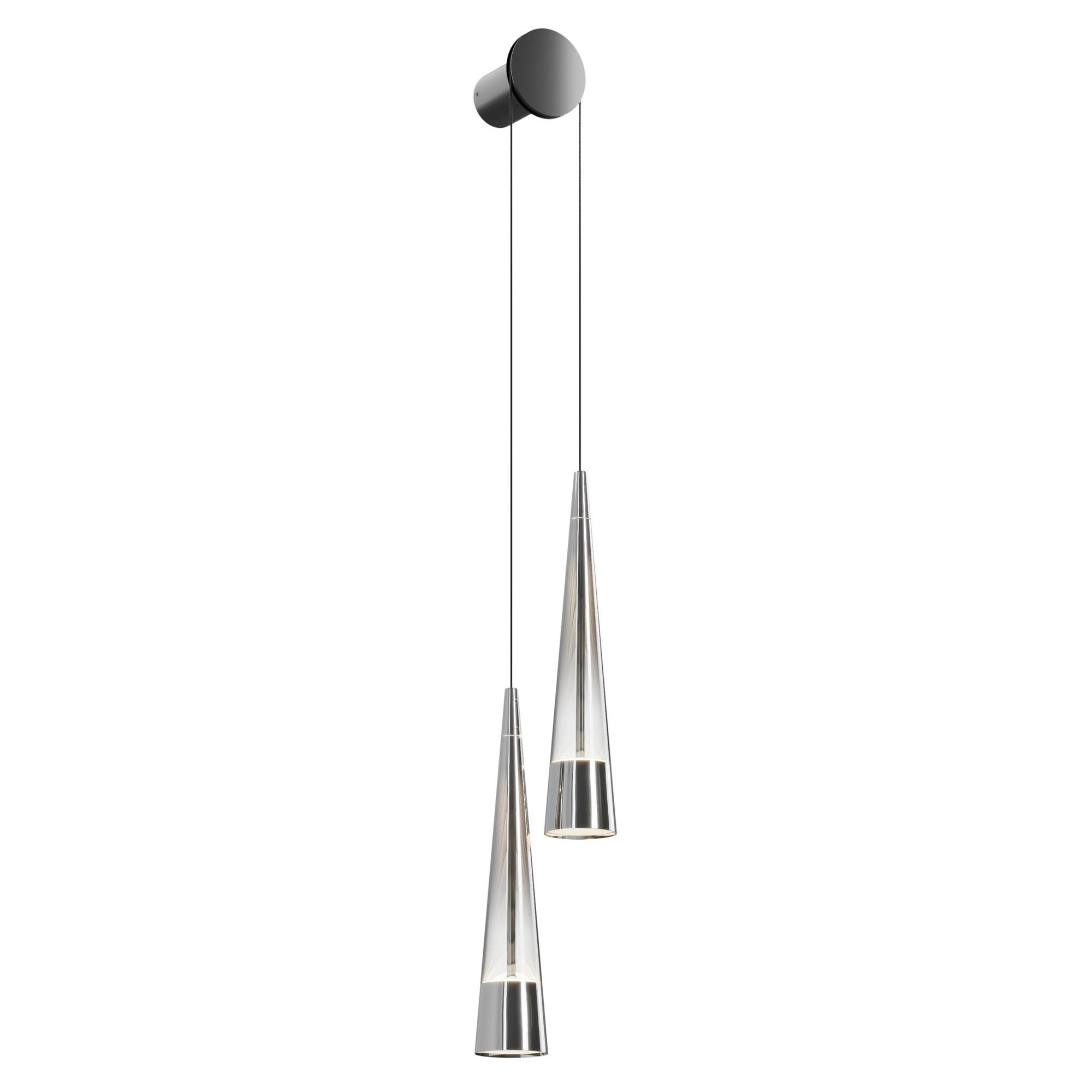 WANDLEUCHTE - Chromfarben, Trend, Glas/Metall (8/38,9cm) - MAYTONI