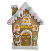 DEKOR HÁZ - többszínű, Lifestyle, kő (26/33/10cm) - X-Mas