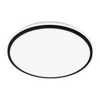 LED-DECKENLEUCHTE Pulap A 33/6 cm   - Schwarz, Basics, Kunststoff (33/6cm)