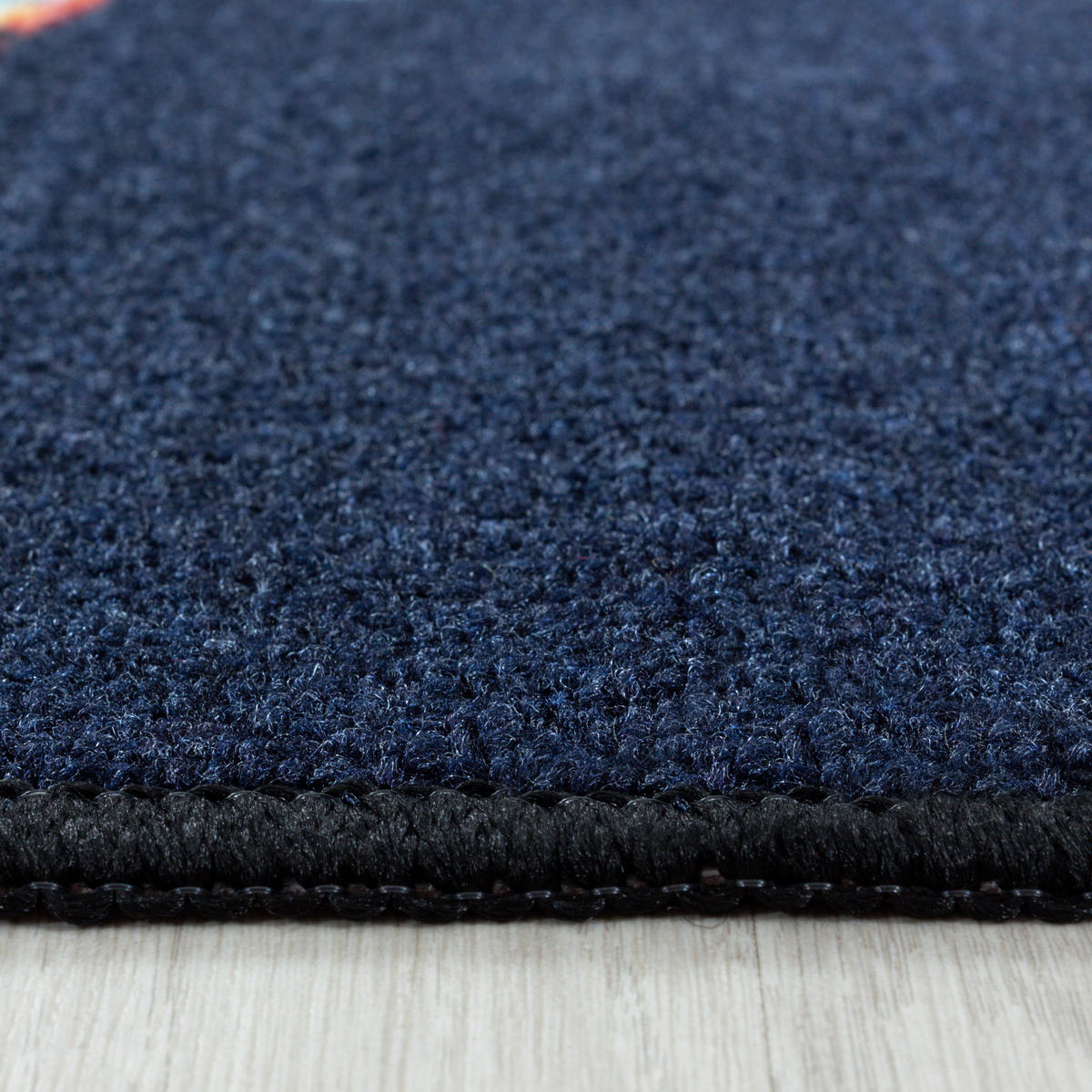 LEKMATTA 80/120 cm Play 2901 dunkelblau  - mörkblå, Trend, textil/plast (80/120cm)