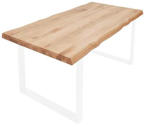 TISCHPLATTE in Holz 220/100/6 cm  - Eichefarben, Natur, Holz (220/100/6cm) - Valdera