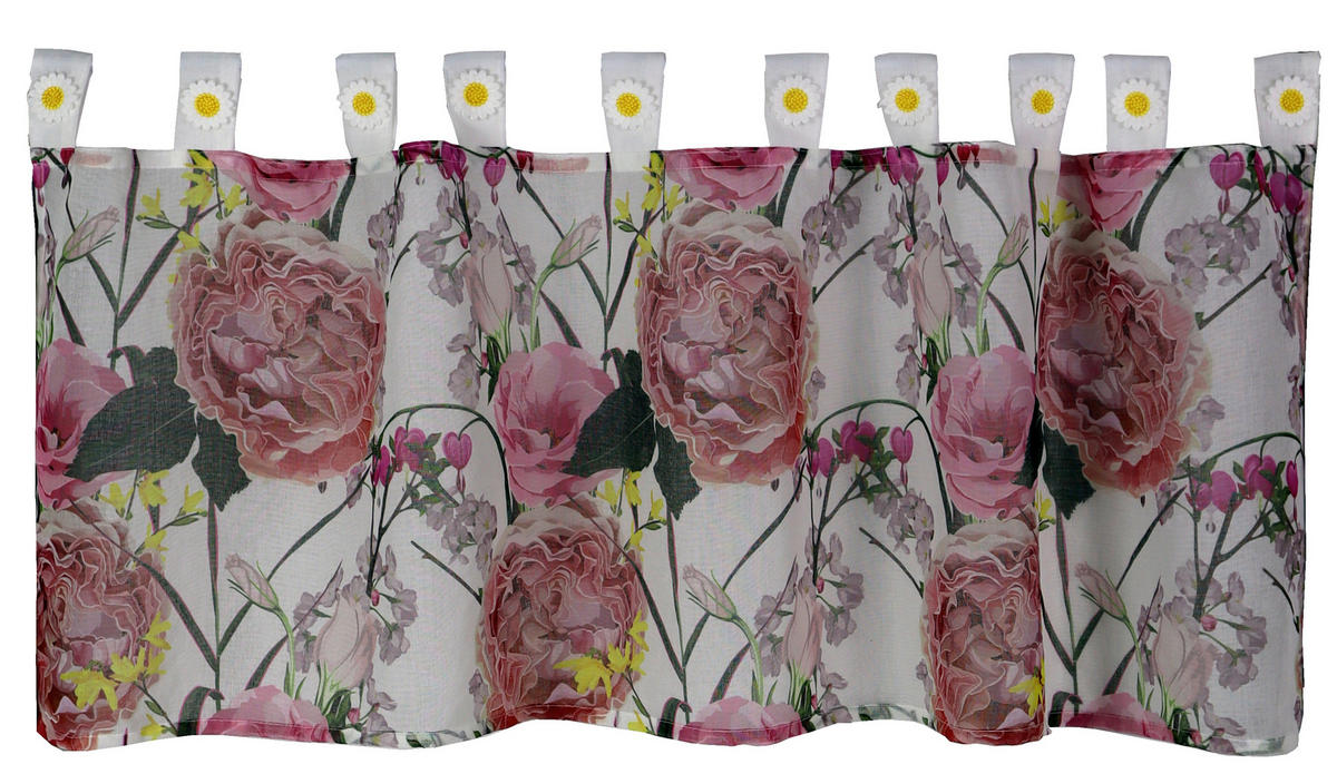 KURZGARDINE   140/48 cm   - Multicolor, ROMANTIK / LANDHAUS, Textil (140/48cm)