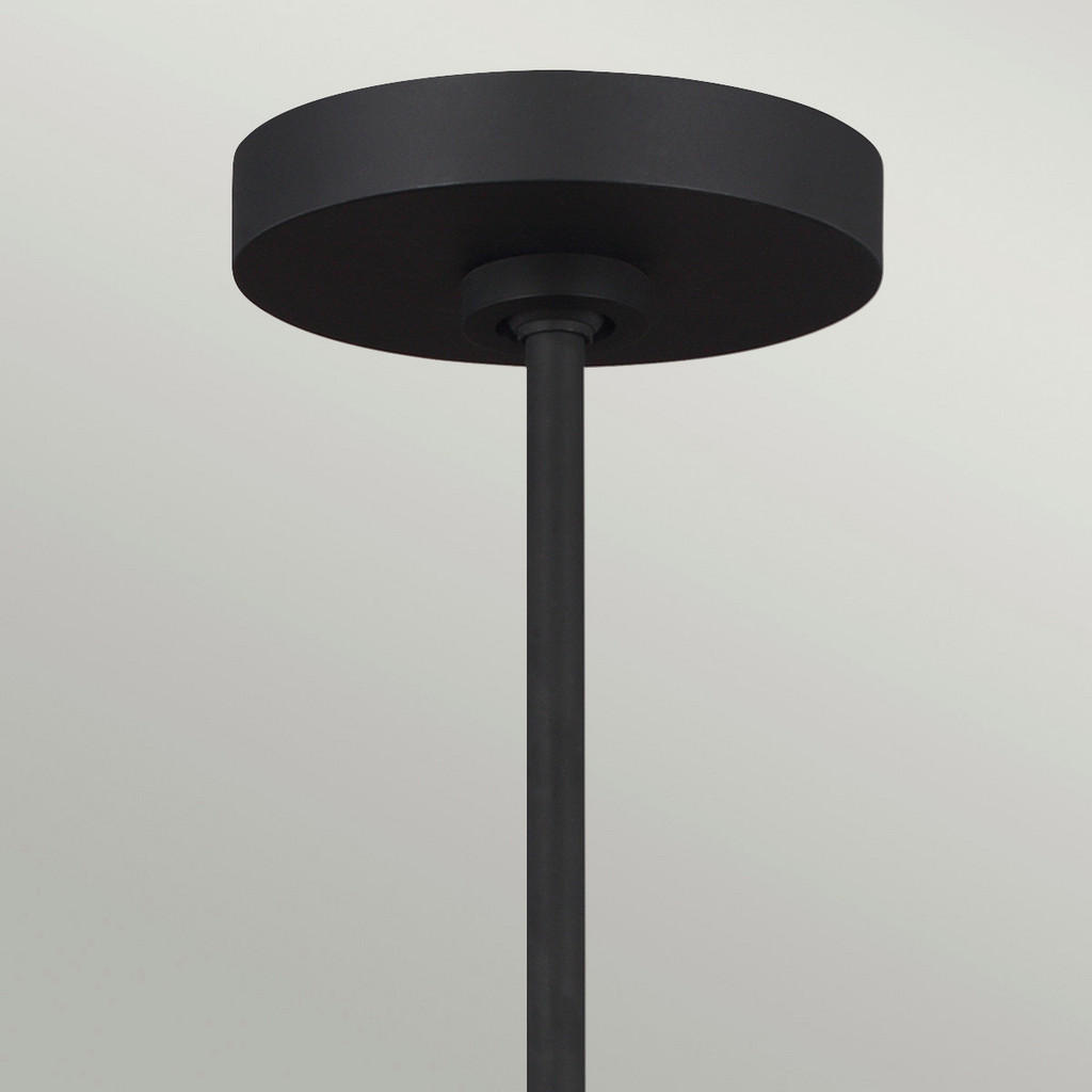 Thumbnail - Elstead Lighting Kronleuchter Elstead Jax, Schwarz, Metall, Glas, 47.7 cm, Grüner Punkt, RoHS, Lampen & Leuchten, Innenb...