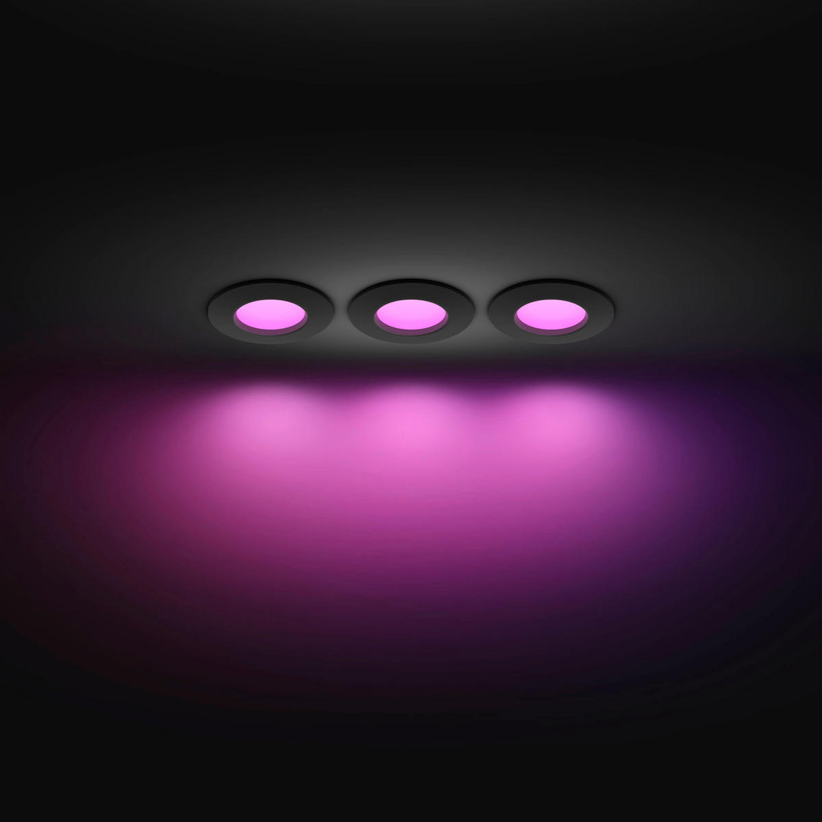 LED-STRAHLER 9/2,7 cm  - Schwarz, Basics, Metall (9/2,7cm) - Philips HUE