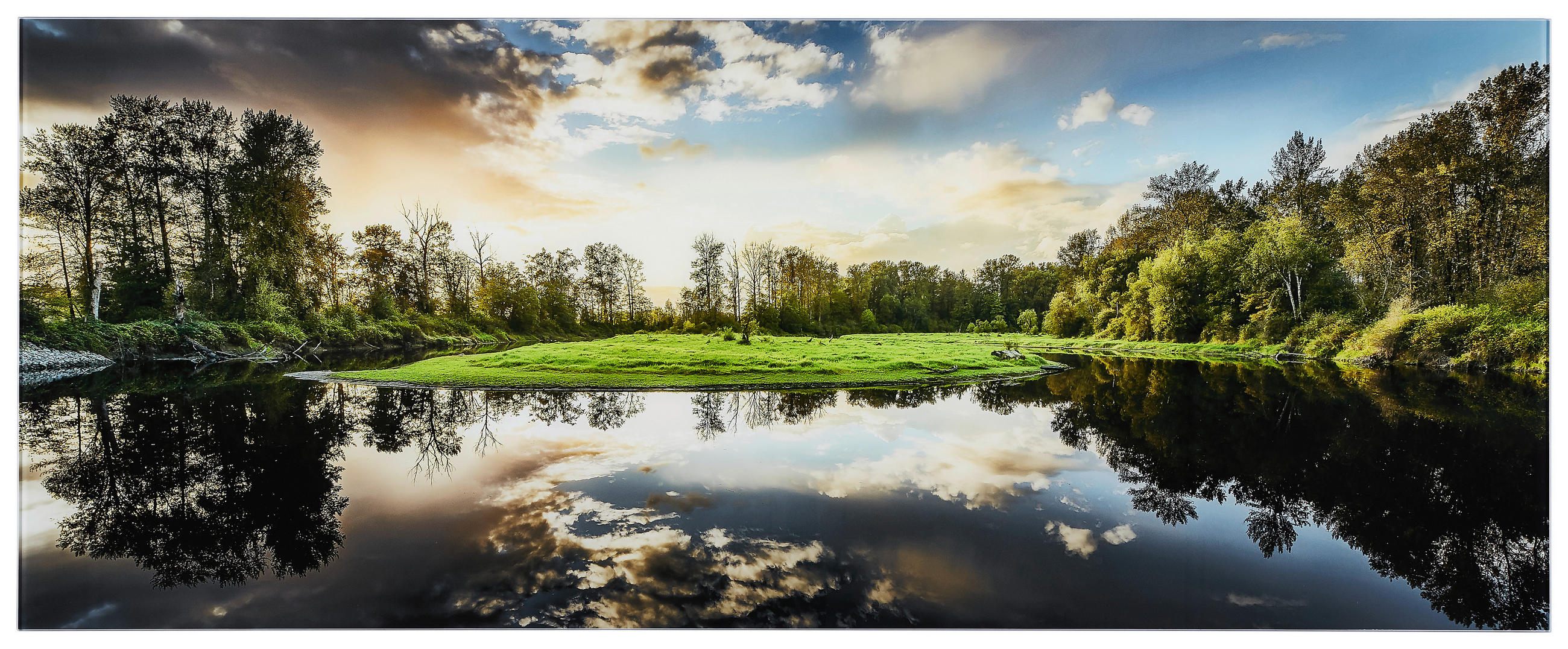 STEKLENA SLIKA  125/50 cm   - večbarvno, Basics, steklo (125/50cm) - Monee