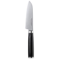 Cuțit Santoku 23 cm  - culoare inox/negru, Modern, lemn/metal (23cm) - Echtwerk