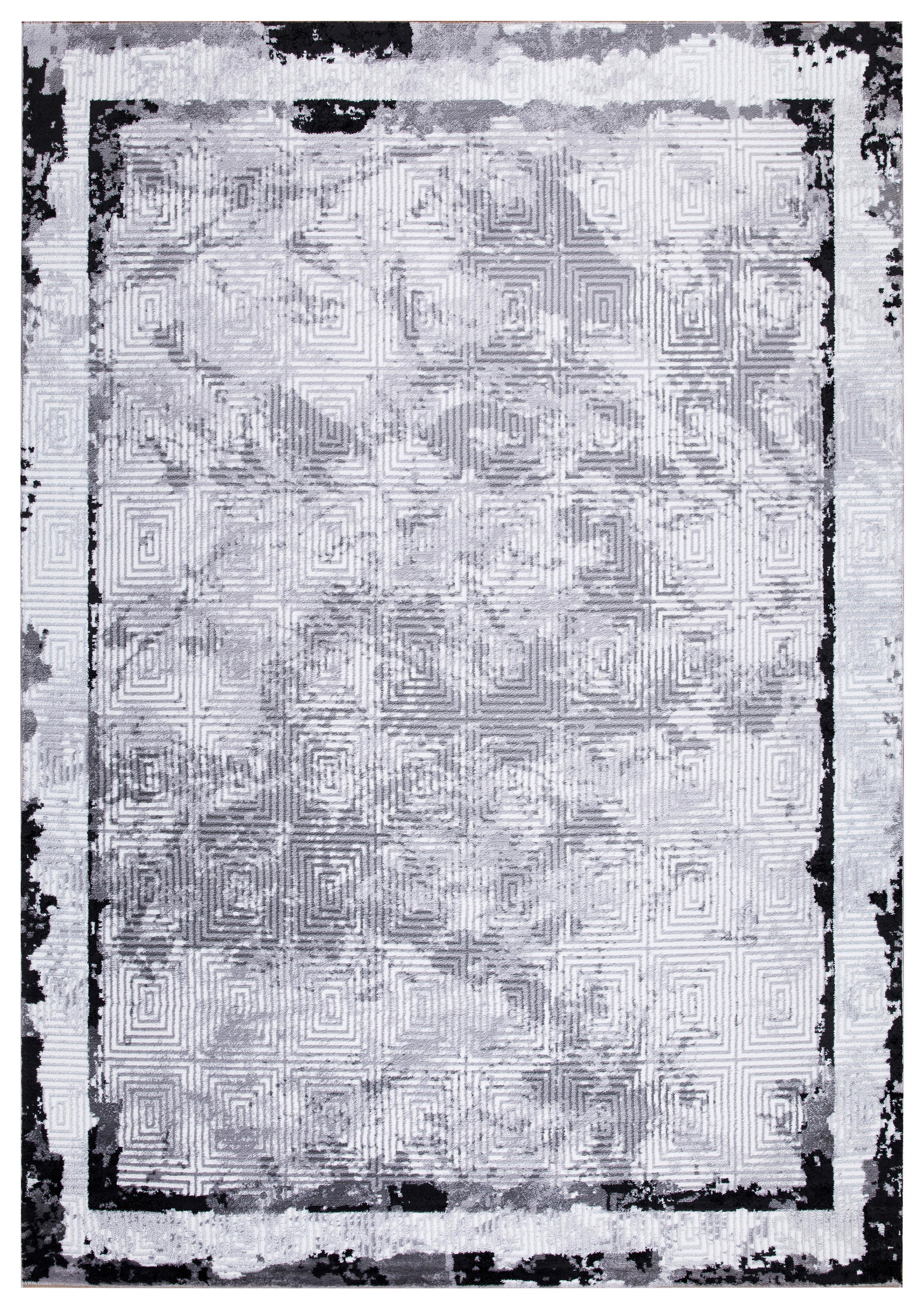 WEBTEPPICH 120/170 cm Eleysa Grau, Schwarz  - Schwarz/Grau, LIFESTYLE, Textil (120/170cm)