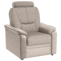 FERNSEHSESSEL in Chenille Beige  - Beige/Schwarz, KONVENTIONELL, Kunststoff/Textil (90/96/89cm) - Beldomo Comfort
