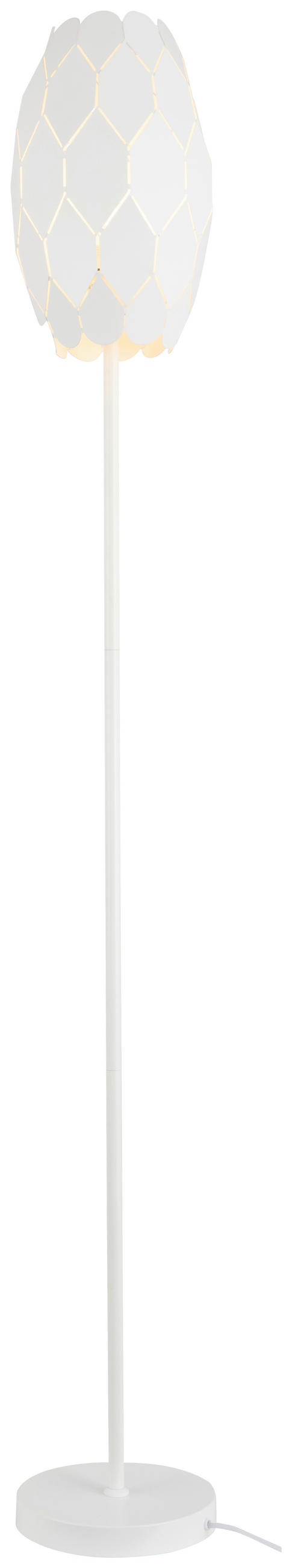 STEHLEUCHTE - Weiss, Trend, Metall (20/148,5cm) - Novel