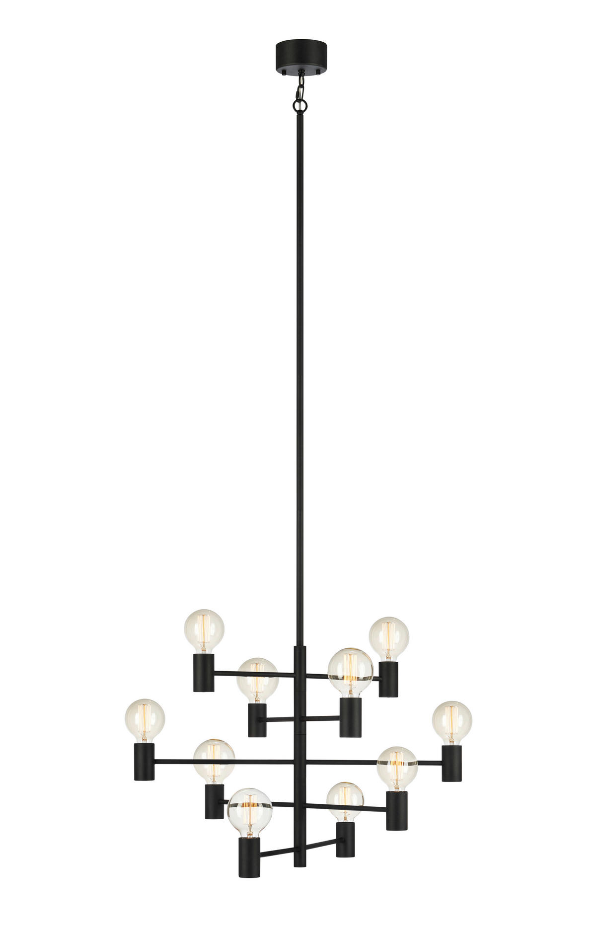 KRONLEUCHTER 69/48,7 cm   - Schwarz, Basics, Metall (69/48,7cm) - Markslöjd