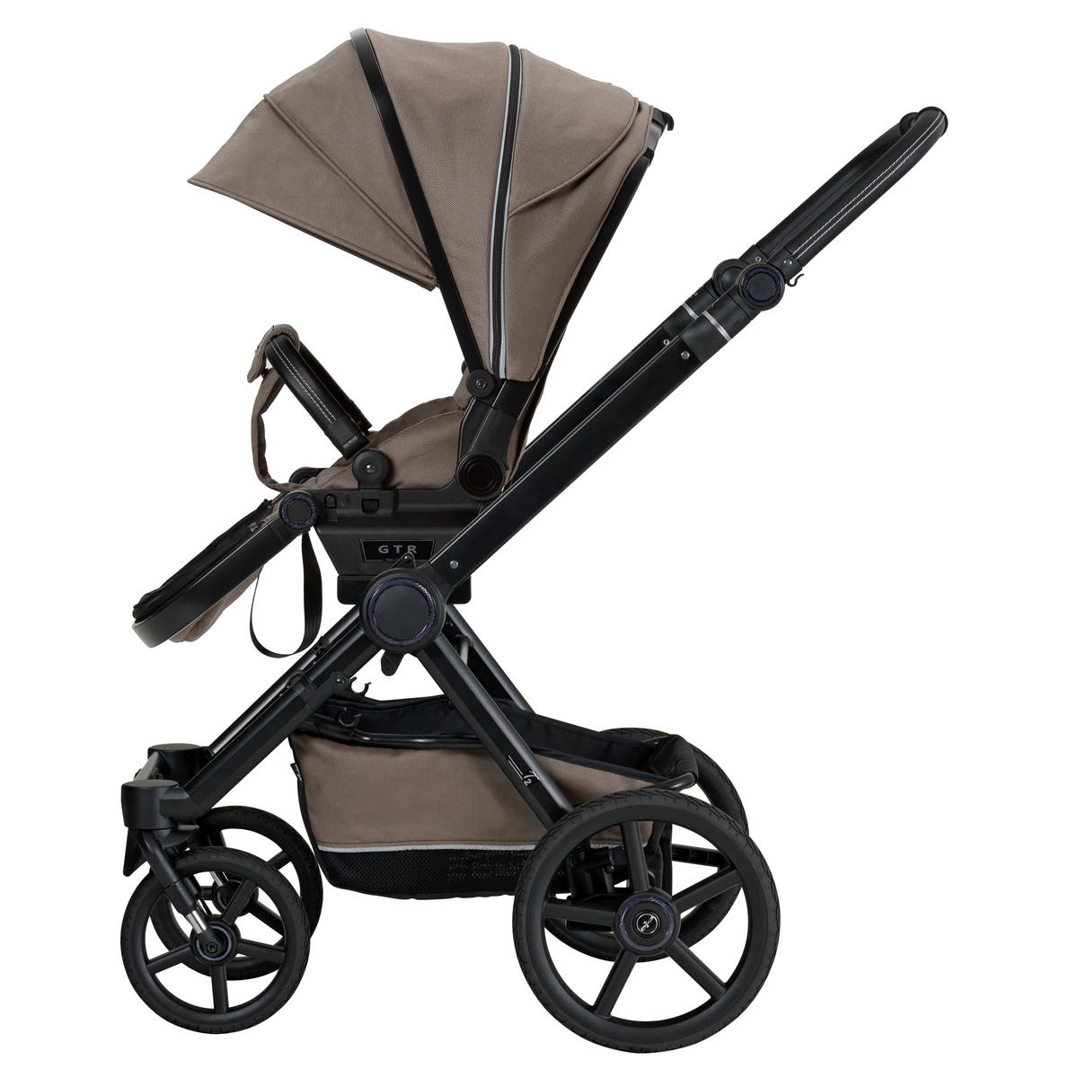KINDERWAGENSET  Outdoor Activity Set  Toffee  - Schwarz/Cappuccino, Basics, Textil (58/130/100cm) - Hartan