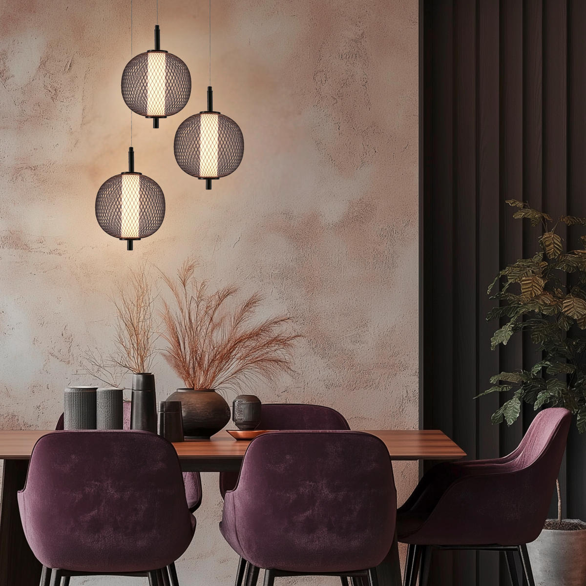 LED-PENDELLEUCHTE 20/20/140 cm  - Schwarz/Weiß, Design, Kunststoff/Metall (20/20/140cm)