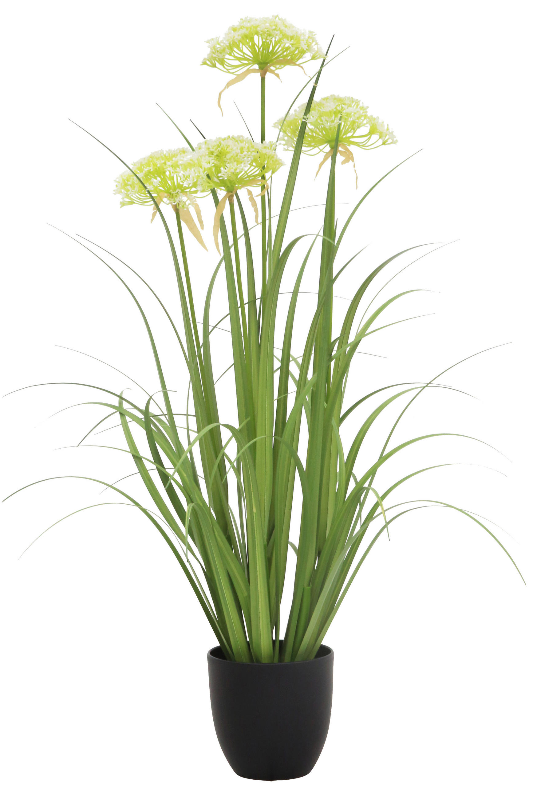 DEKORATIONSGRÄS - vit/grön, Basics, metall/plast (90cm) - Ambia Home