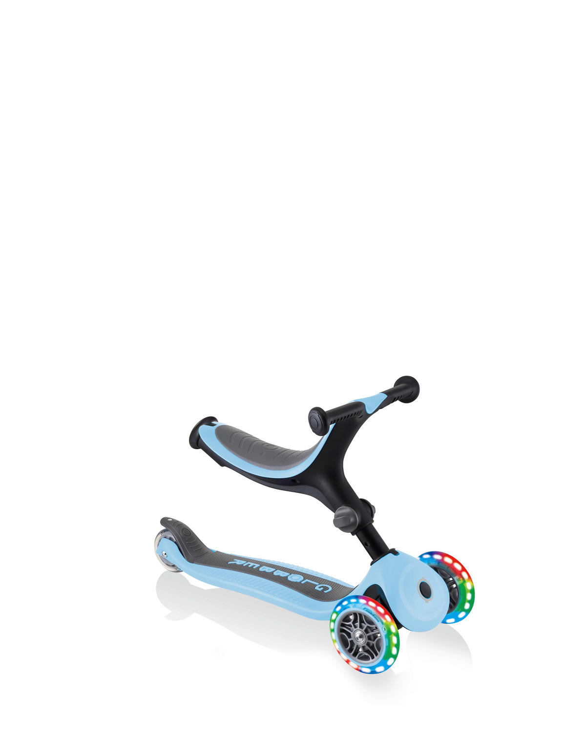 LAUFRAD GO-UP FOLDABLE LIGHT 3IN1  - Blau, LIFESTYLE, Kunststoff/Metall (57/28/93cm) - GLOBBER