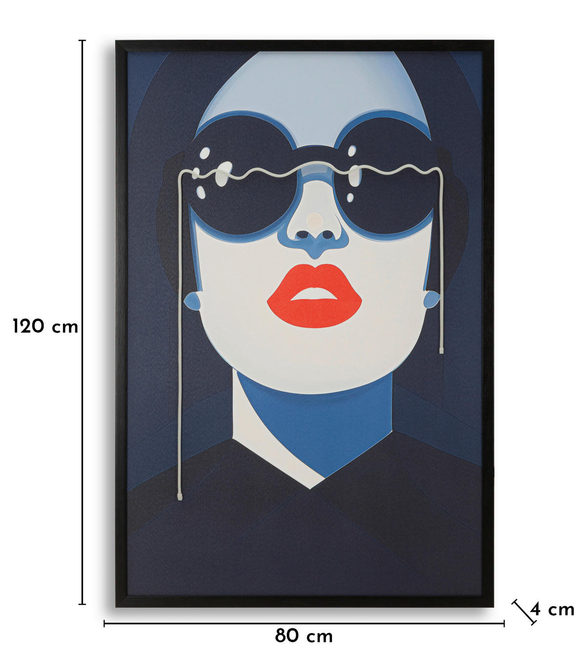 LEINWANDBILD Frauen  - Basics, Holzwerkstoff/Kunststoff (80/120/4cm)