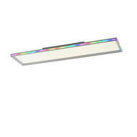 PLAFONIERĂ CU LED - alb, Design, plastic/metal (100/25/6cm)