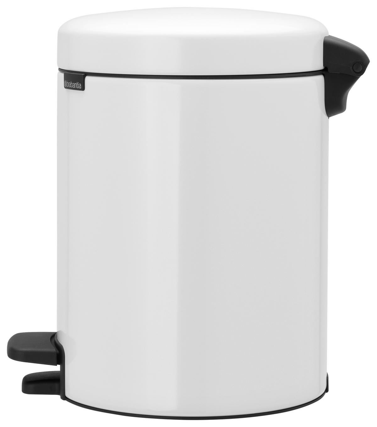 ODPADKOVÝ KOŠ  5 l - bílá, Design, kov/plast (20,5/29,1/27,2cm) - Brabantia
