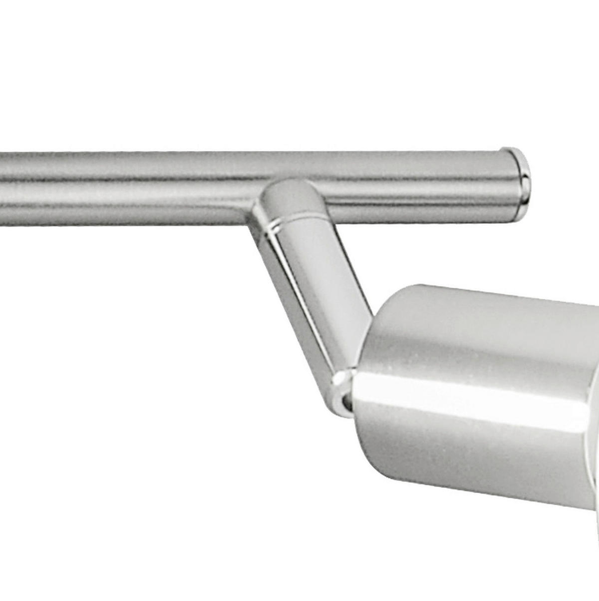 LED-STRAHLER 8/9 cm   - Nickelfarben, Design, Metall (8/9cm) - Globo