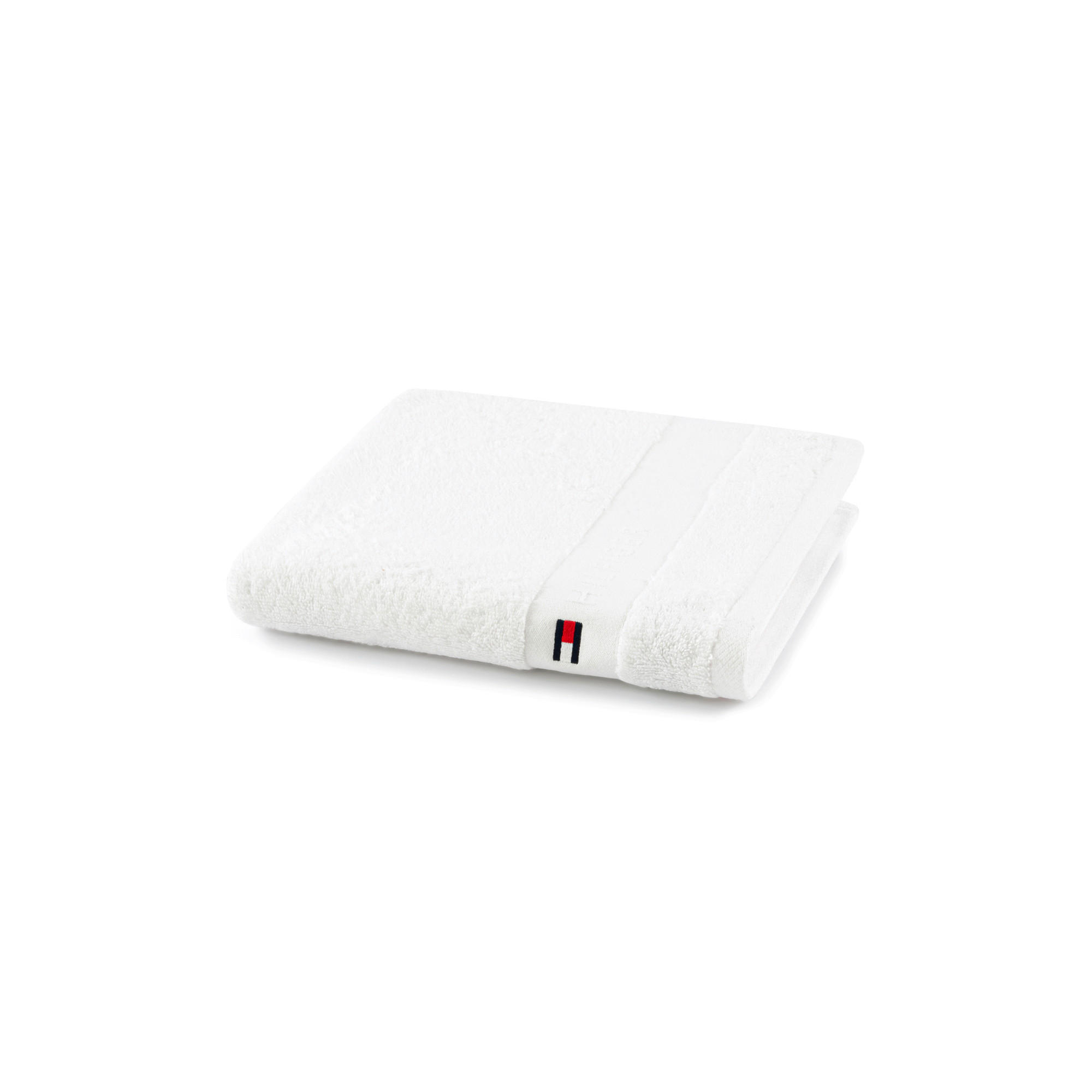 GÄSTETUCH Plain Weiß 40/60 cm  - Weiß, Basics, Textil (40/60cm) - Tommy Hilfiger