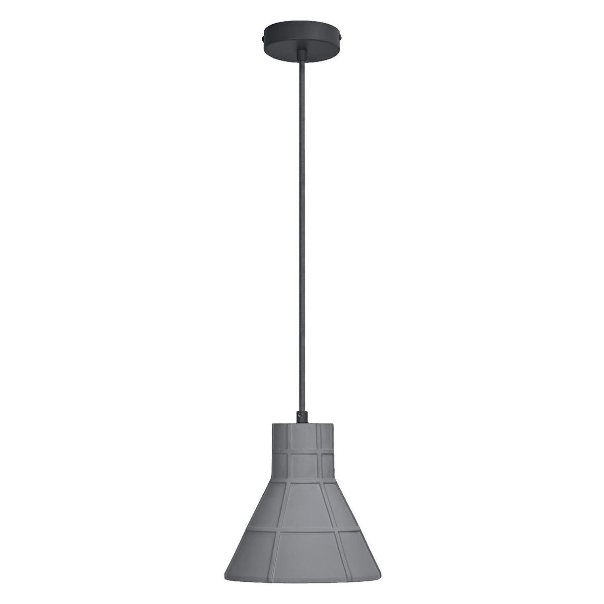 PENDELLEUCHTE 125/20 cm   - Dunkelgrau, Natur, Stein/Metall (125/20cm) - Ledvance