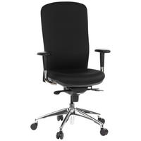 DREHSTUHL  in Flachgewebe Schwarz, Silberfarben  - Silberfarben/Schwarz, MODERN, Kunststoff/Textil (59/124/51cm) - MID.YOU