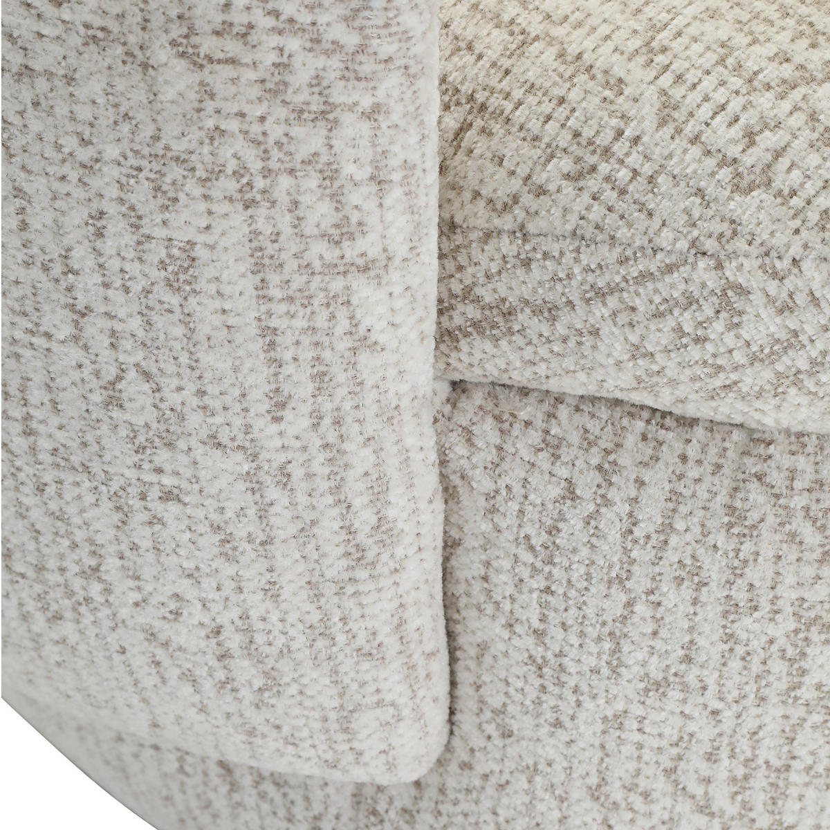 SESSEL in Chenille Beige  - Beige/Creme, Trend, Textil/Metall (103/70/100cm)