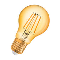 LED-LEUCHTMITTEL   E27 4 W 410 lm  - Goldfarben, Basics, Glas (6/10,5cm) - Osram