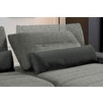 ECKSOFA in Webstoff Grau  - Schwarz/Grau, KONVENTIONELL, Textil/Metall (273/191cm) - Carryhome