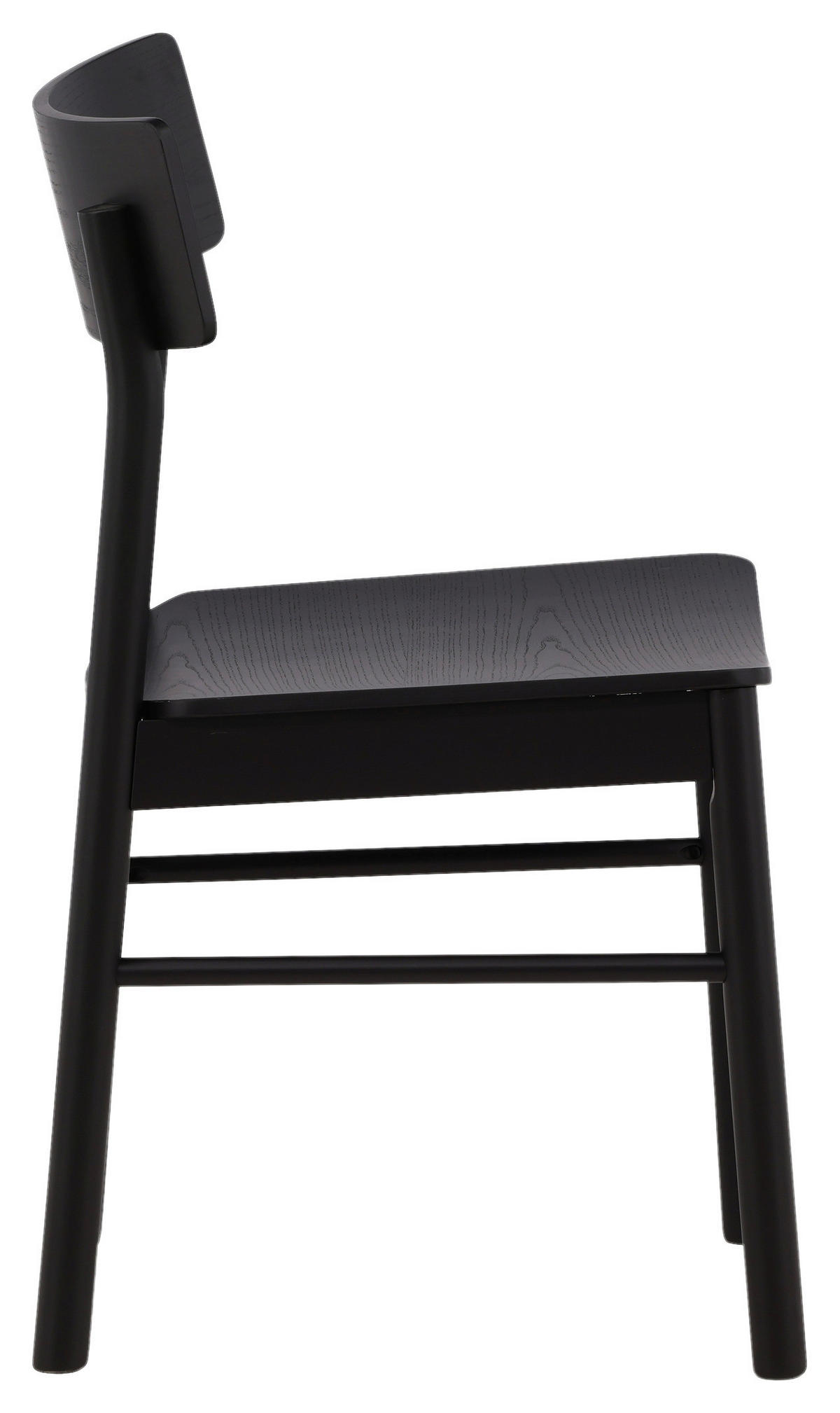 STOLSET 2 styck  - svart, Design, trämaterial/trä (45.5/82/48cm) - Livetastic