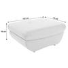 HOCKER Webstoff Currygelb  - Currygelb/Schwarz, MODERN, Kunststoff/Textil (107/75cm) - MID.YOU