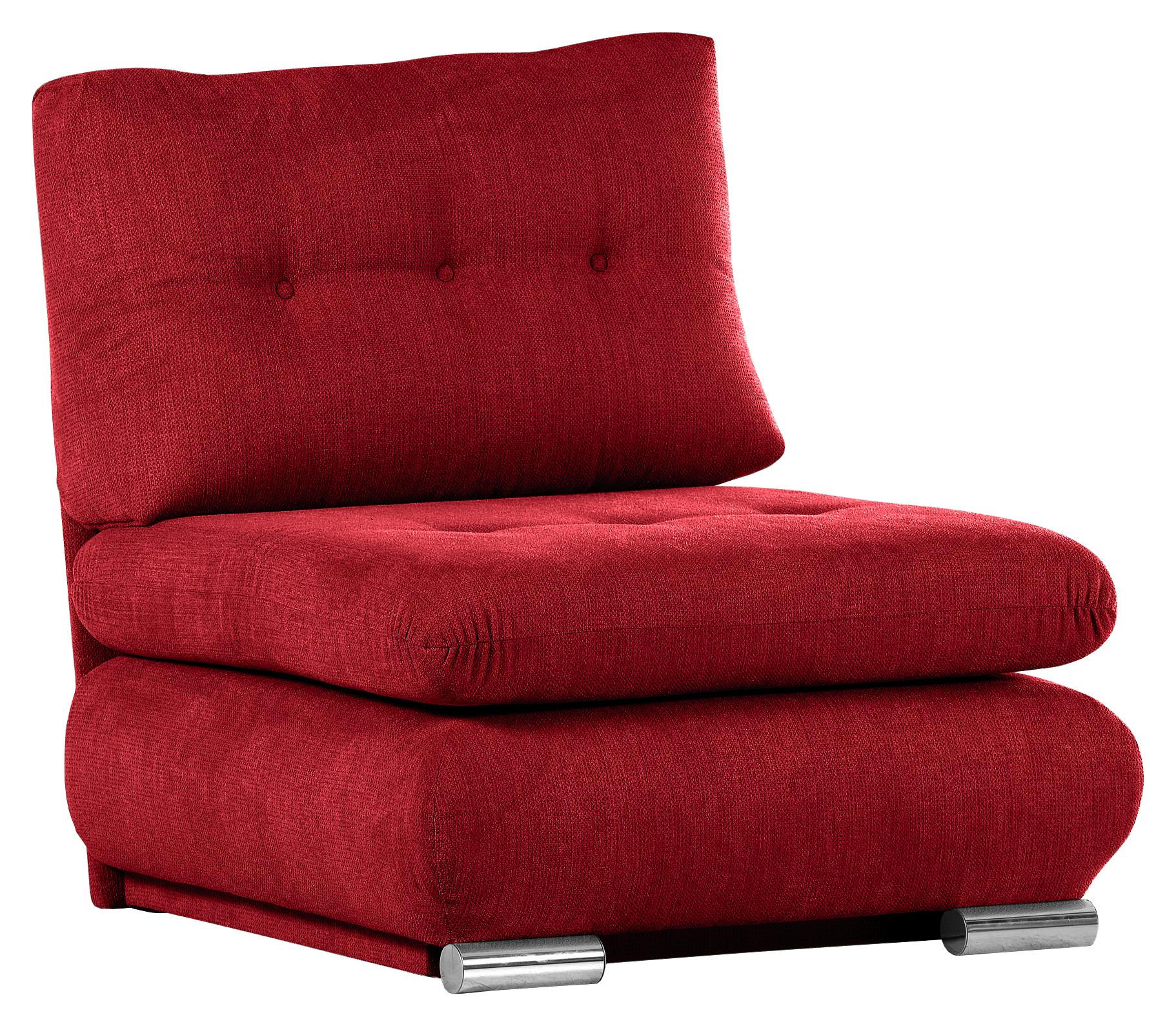 Xora SCHLAFSESSEL Flachgewebe Rot 