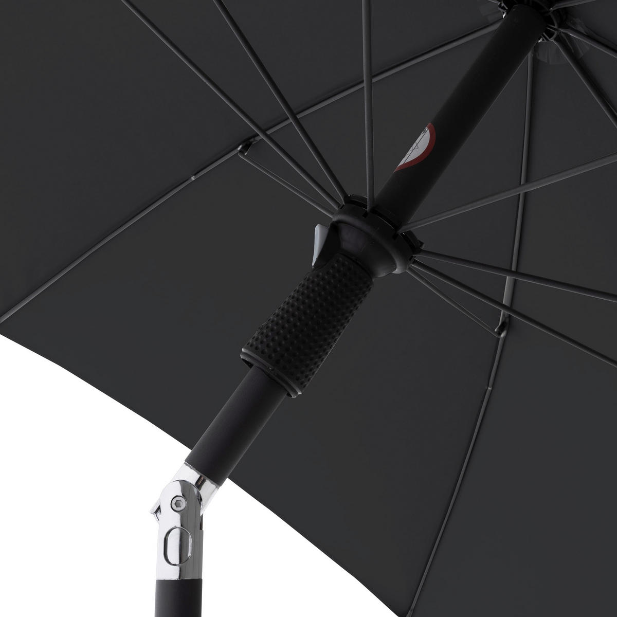 SENČNIK - črna/antracit, Design, kovina/tekstil (210/210cm) - Doppler