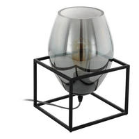 TISCHLEUCHTE 20/20/30,5 cm   - Schwarz, Design, Glas/Metall (20/20/30,5cm) - Eglo