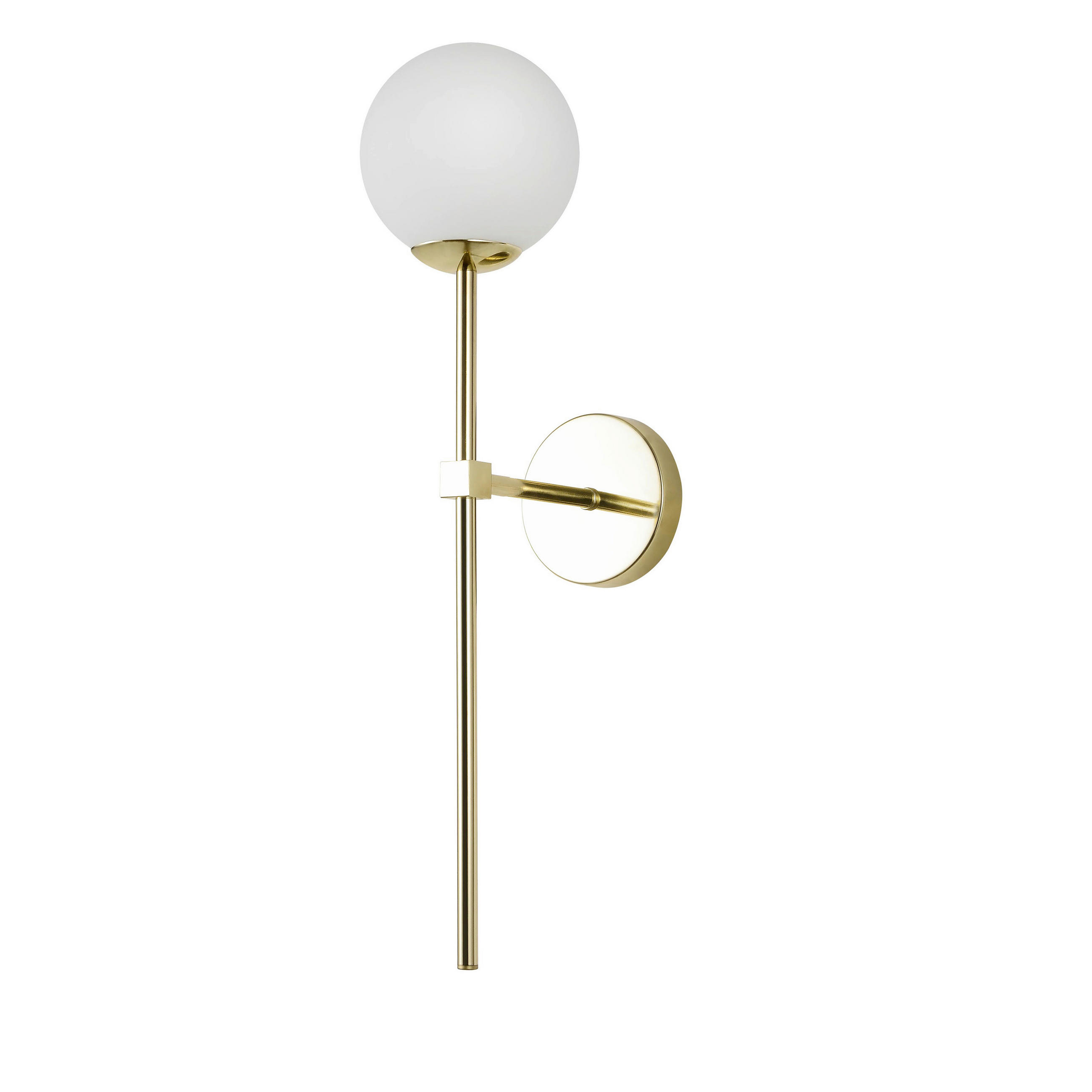 WANDLEUCHTE Piruleta 49/12/20 cm  - Goldfarben, Design, Metall (49/12/20cm)