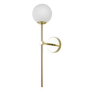 WANDLEUCHTE Piruleta 49/12/20 cm  - Goldfarben, Design, Metall (49/12/20cm)