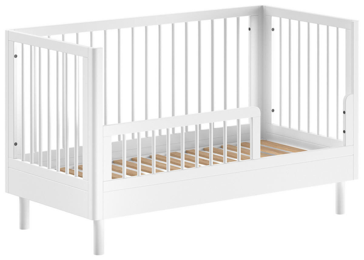 GITTERBETT 70/140 cm  - Weiß, MODERN, Holz (70/140cm) - Vipack