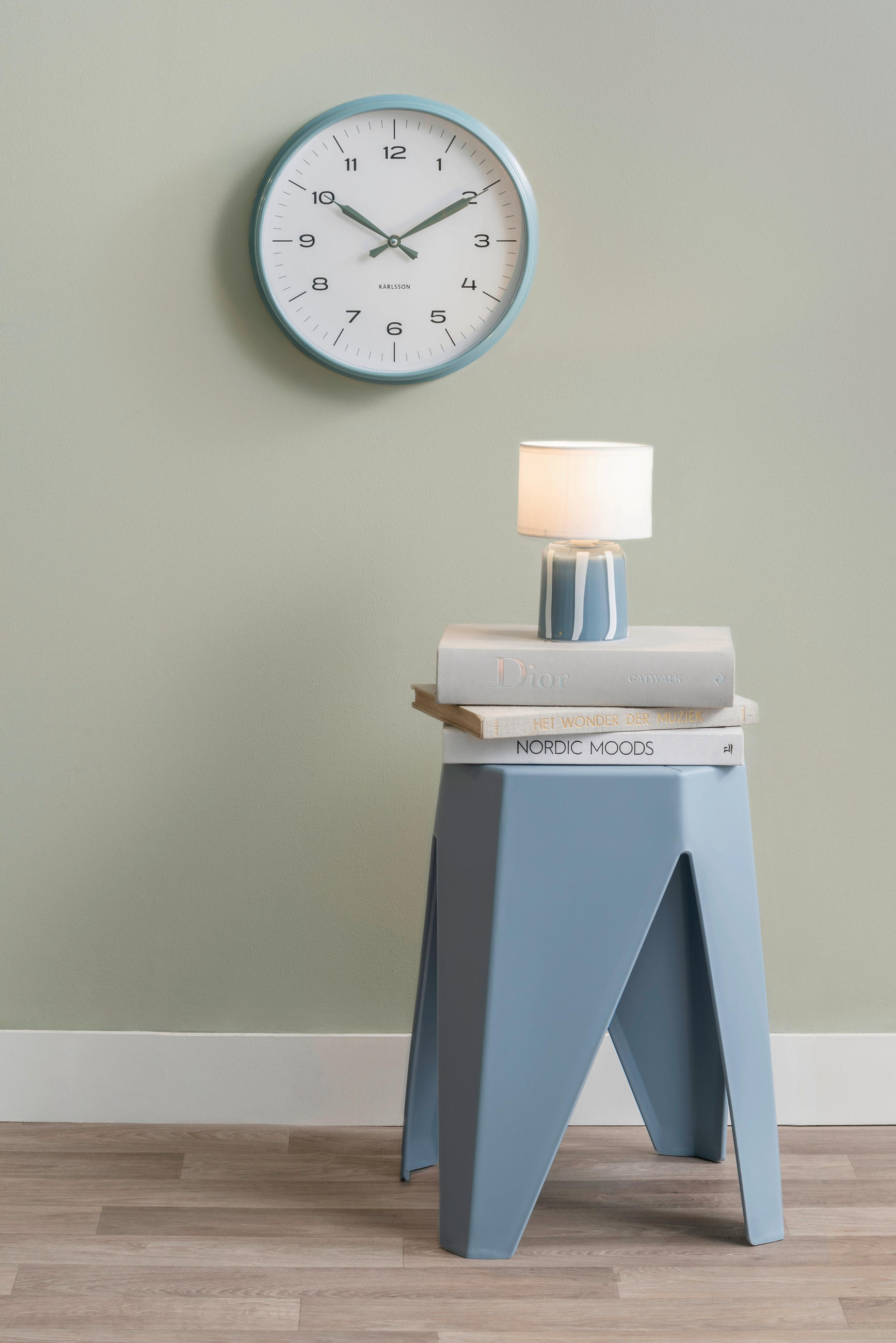 STAPELHOCKER Hellblau  - Hellblau, Basics, Kunststoff (29cm) - Leitmotiv