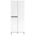 GARDEROBENSCHRANK 80/200/34 cm  - Anthrazit/Weiß, Design, Holzwerkstoff/Kunststoff (80/200/34cm) - Xora