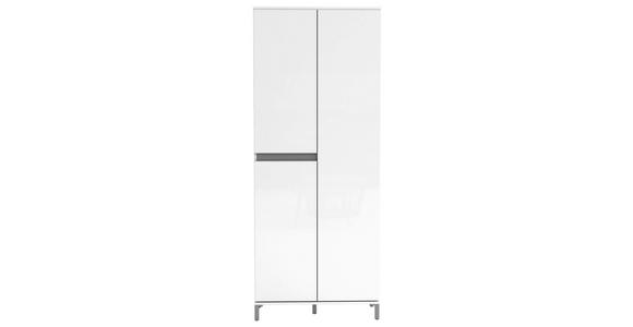 GARDEROBENSCHRANK 80/200/34 cm  - Anthrazit/Weiß, Design, Holzwerkstoff/Kunststoff (80/200/34cm) - Xora