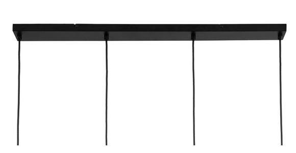 HÄNGELEUCHTE 98/15/140 cm - Schwarzchrom, Trend, Glas/Metall (98/15/140cm) - Novel