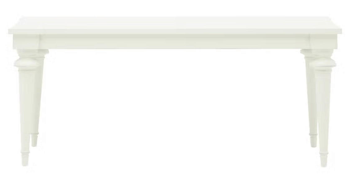 ESSTISCH Pinie massiv rechteckig Weiß  - Weiß, LIFESTYLE, Holz (182/76/90cm) - Livetastic