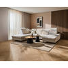 WOHNLANDSCHAFT Beige Struktur  - Beige/Schwarz, Design, Textil/Metall (270/364/190cm) - Stylife