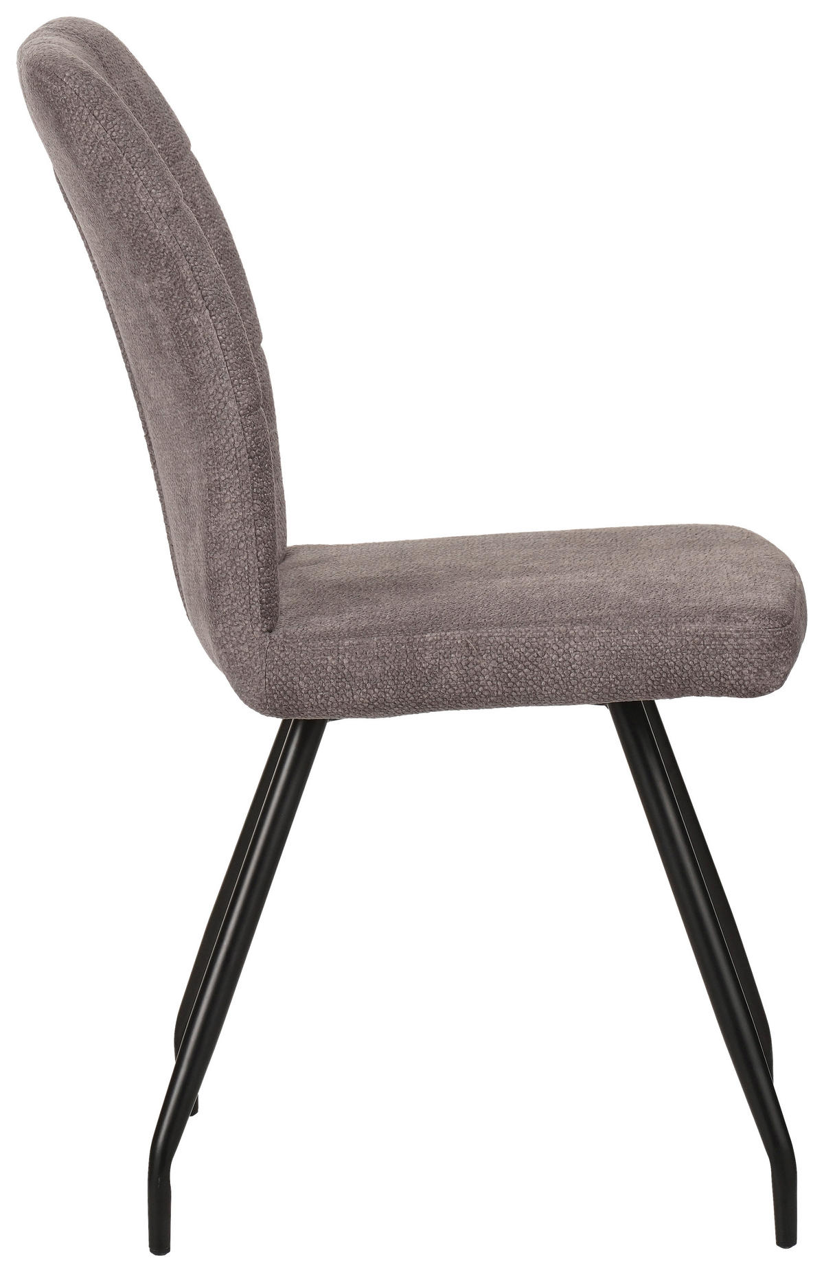 STUHL Mikrofaser Braun  - Schwarz/Braun, Design, Textil/Metall (44/88/59cm) - Boxxx