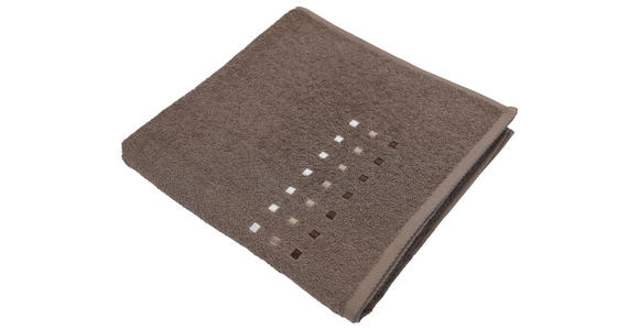 DUSCHTUCH 70/140 cm QUATTRO - Taupe/Braun, KONVENTIONELL, Textil (70/140cm) - Esposa
