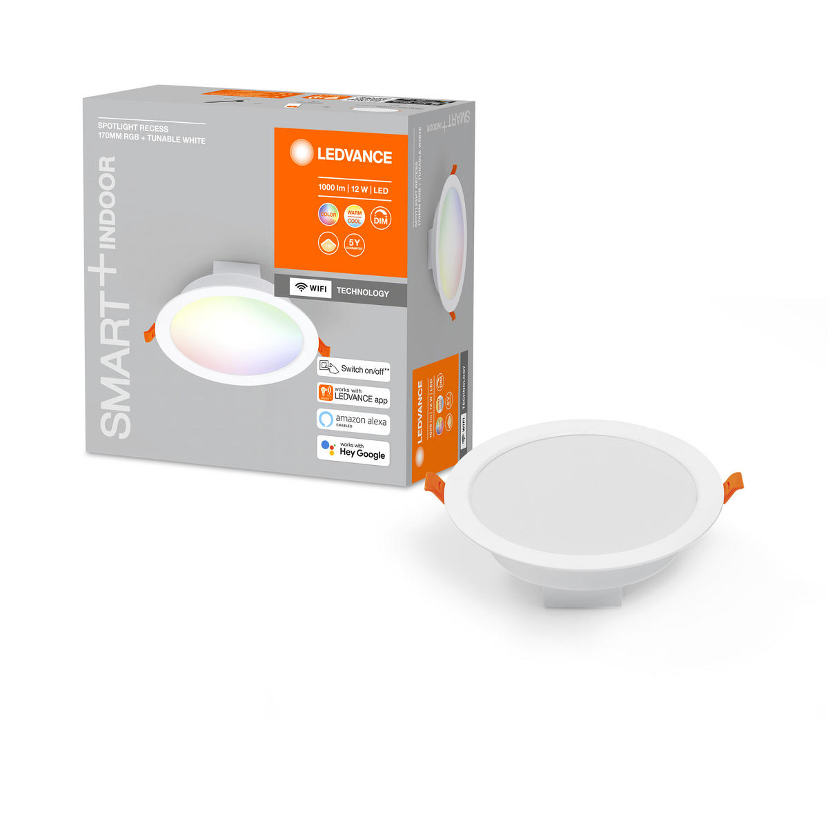 LED-STRAHLER 17/5,7 cm   - Weiß, Basics, Kunststoff (17/5,7cm) - Ledvance